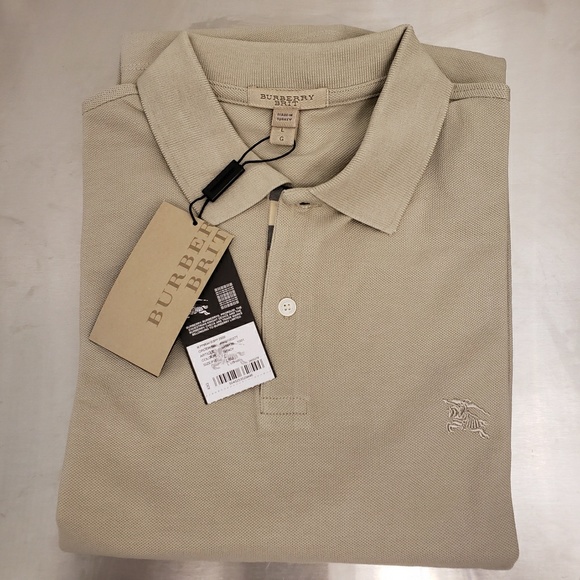 Burberry Other - New Burberry brit men's beige polo shirt S,M,XL